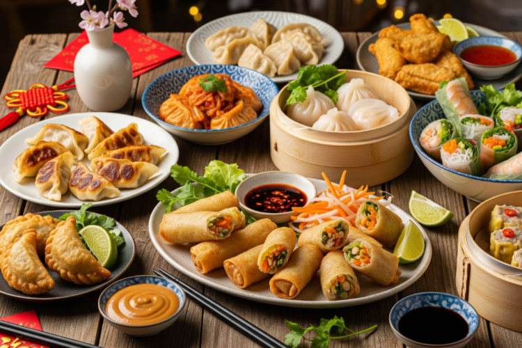 Elevate your celebration with unique holiday party appetizers! Discover recipes for Christmas egg rolls, New Year’s wontons, and festive dumpling recipes using Twin Dragon wrappers. Find the perfect party finger foods now!
